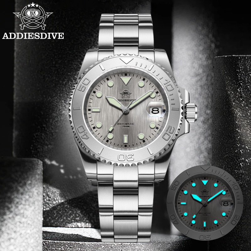 Watch Accessories - ADDIESDIVE AD2087 メンズ腕時計 防水20Bar ドライバー サファイアガラス