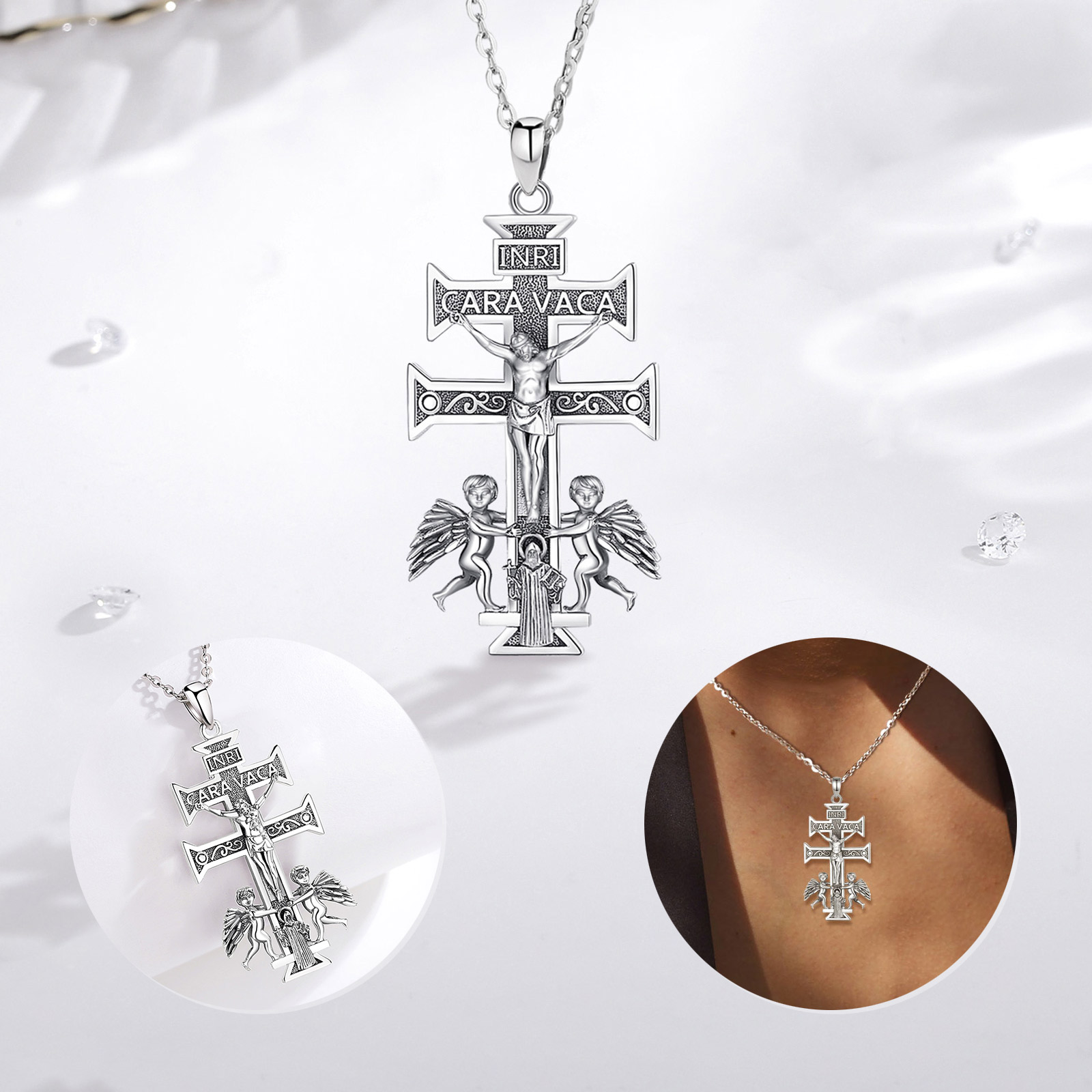 男性と女性のためのEudora-925スターリングシルバーク - 925 Sterling Silver Chain Necklace Men のレビューと価格
