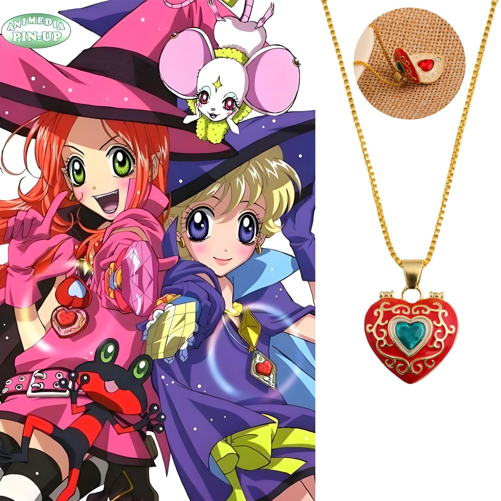 アニメ「シュガーシュガー・ルーン」 ‌ チョコラアイス バニ - Anime Pendant Necklace のレビューと価格